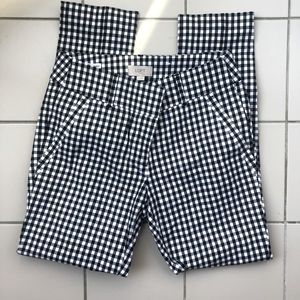 Gingham Ankle Dress Pant